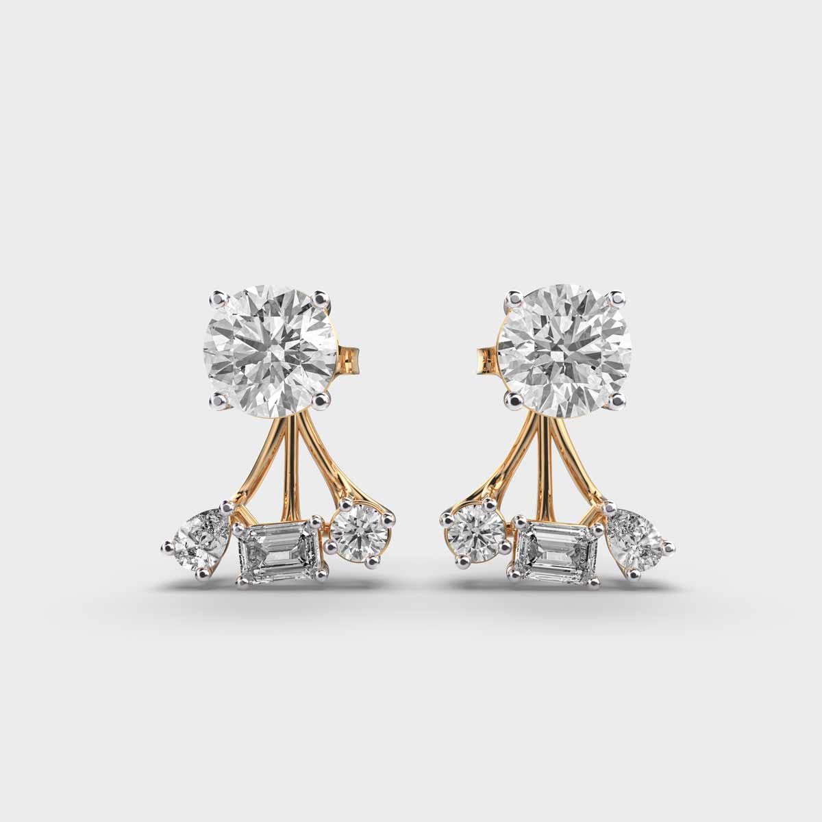 Showstealer Ear Piercing Diamond Studs