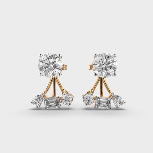 Showstealer Ear Piercing Diamond Studs