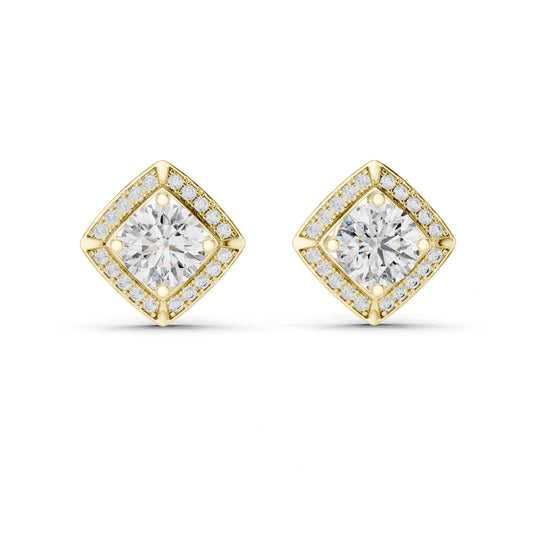 Radiant Aura Diamond Studs